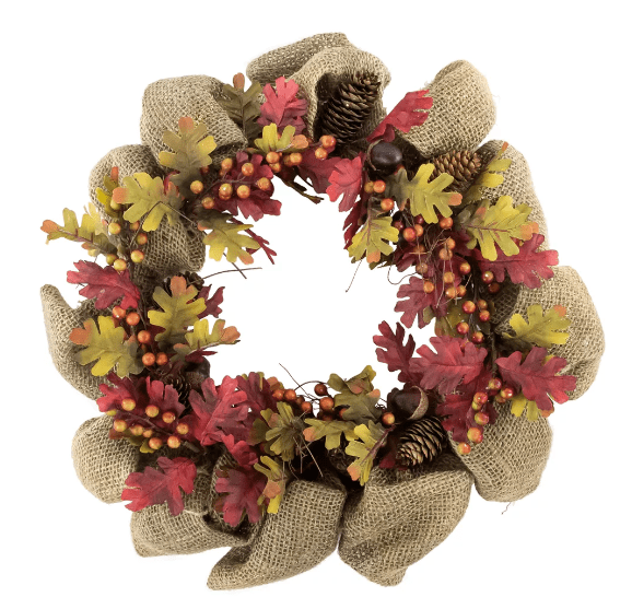 Corona para puertas o paredes con temática del Thanksgiving Northlight