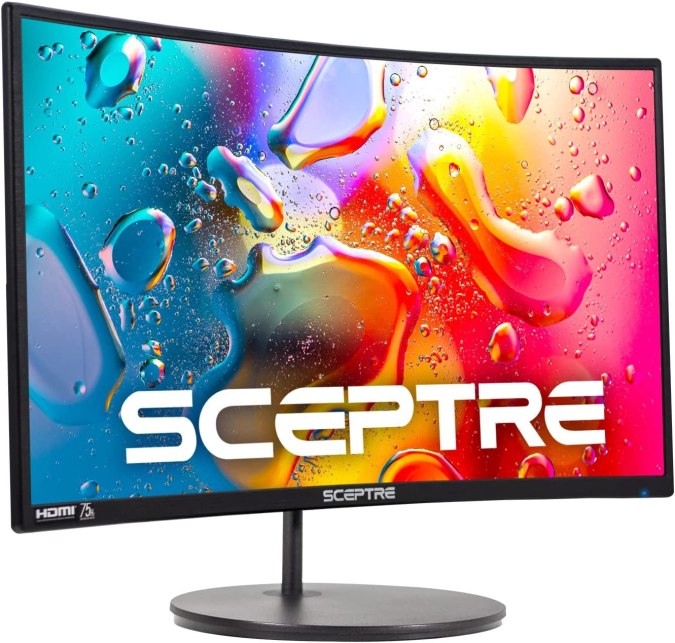 Monitor para computadoras con estilo curvo Sceptre