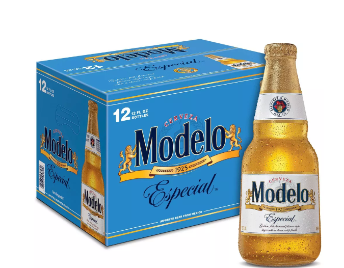 Paquete de 12 cervezas de botella Modelo
