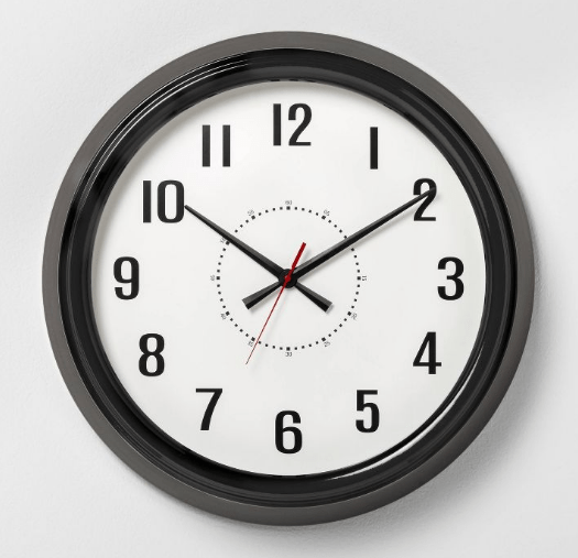 Reloj de pared de 20 pulgadas Hearth & Hand – Ahorra 15%