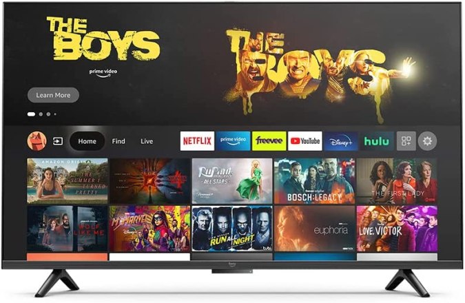 Televisor inteligente con pantalla de 55 pulgadas Amazon