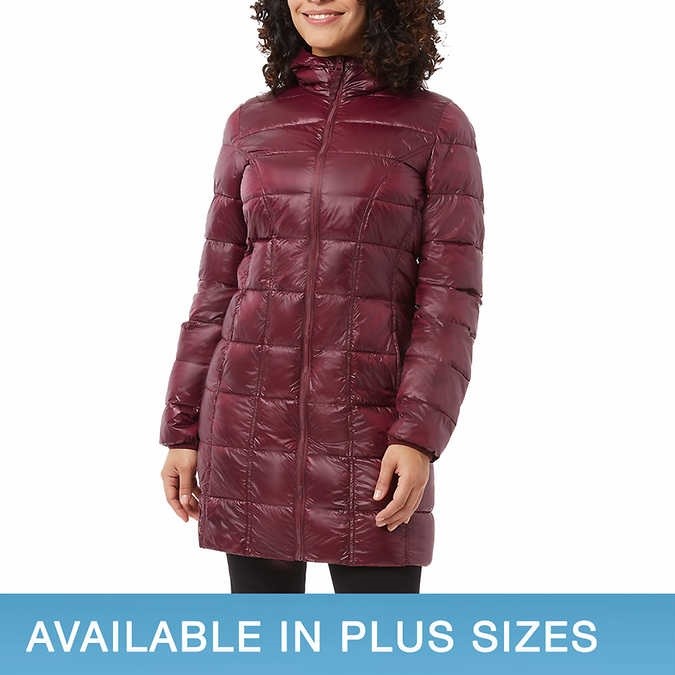 . Chaqueta acolchada para dama de corte largo Aventure