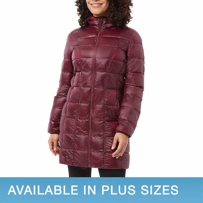 . Chaqueta acolchada para dama de corte largo Aventure