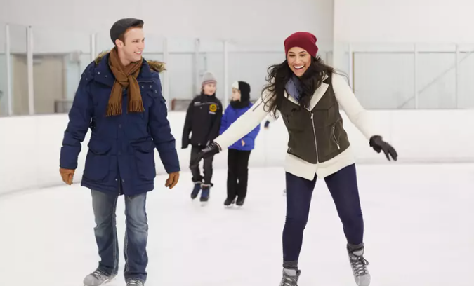 Pase de dos personas para patinar sobre hielo