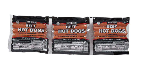 salchichas en paquete