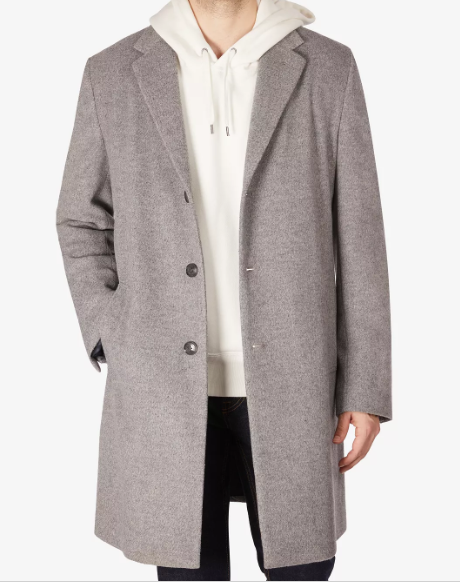 Sobre todo para caballeros gris de tres botones Tommy Hilfiger