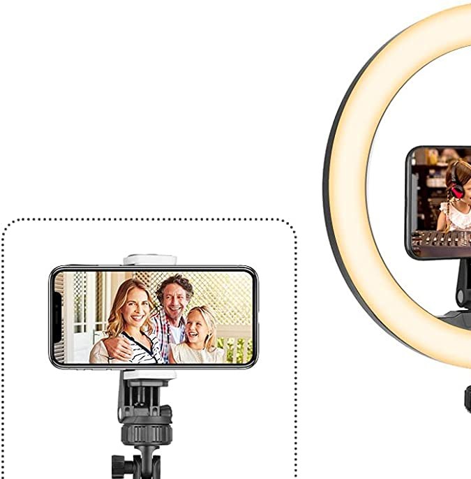 tripode celular aro de luz