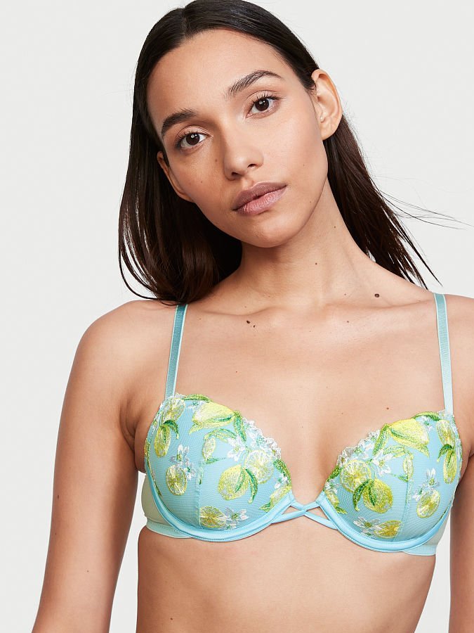 Brasier de dama con bordado de limones Victoria’s Secret