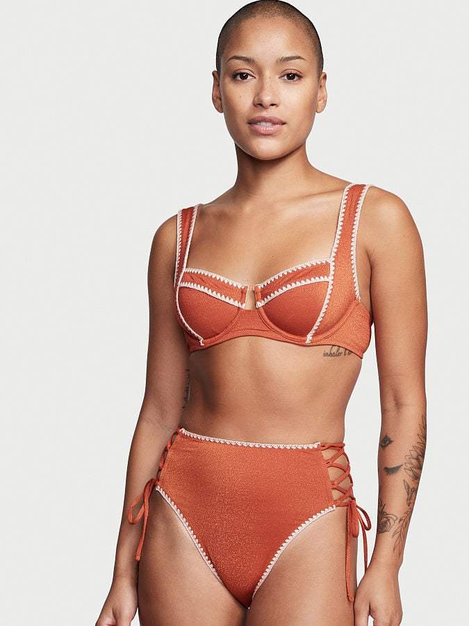 Brasier para dama con detalle en ribete de crochet Victoria’s Secret