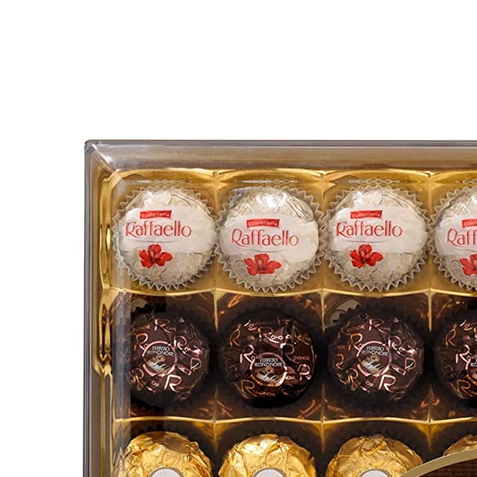 Caja de bombones rellenos Ferrero Rocher en Amazon