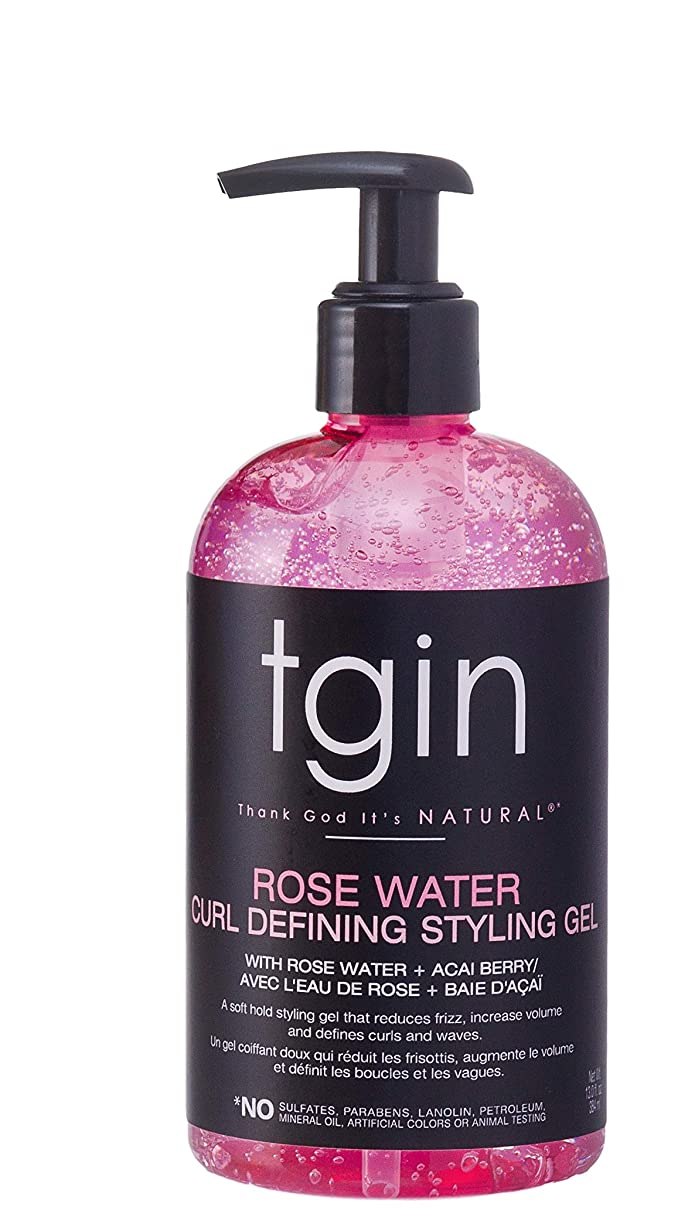 Gel definidor de rizos de agua de rosas TGIN