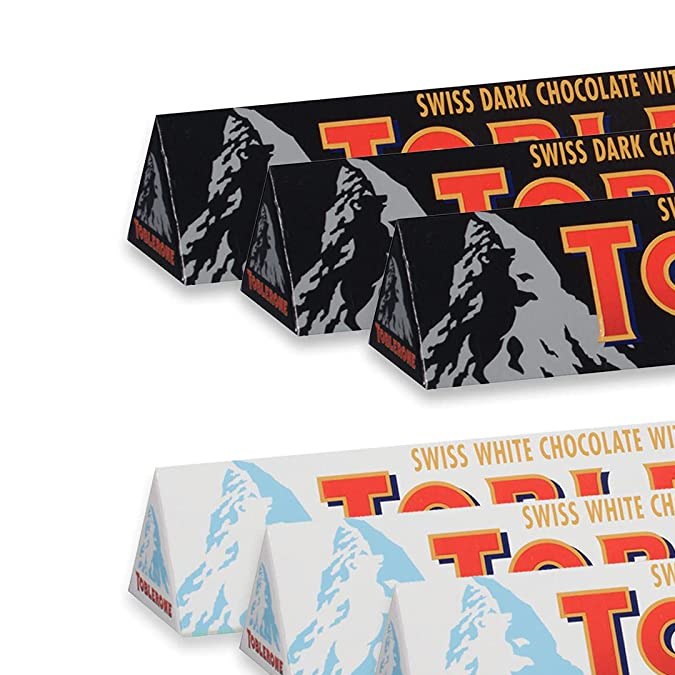 Mix de chocolates en Barra Toblerone