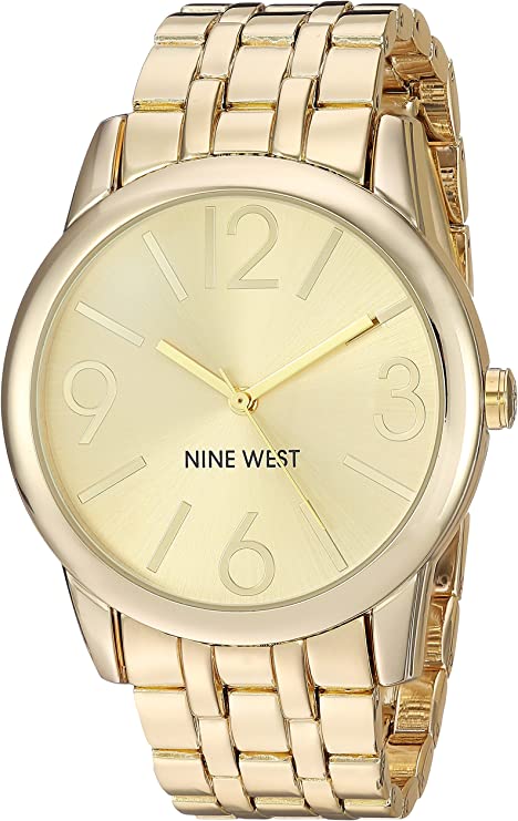Reloj de pulsera dorado Nine West