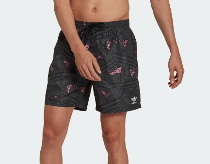 Short para hombres con estampado abstracto Adidas – Ahorra 60%