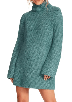 Suéter de corte largo y cuello largo para dama Steve Madden – Ahorra 44%