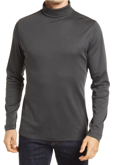 Suéter ligero para hombres con cuello de tortuga Robert Barakett – Ahorra 30%