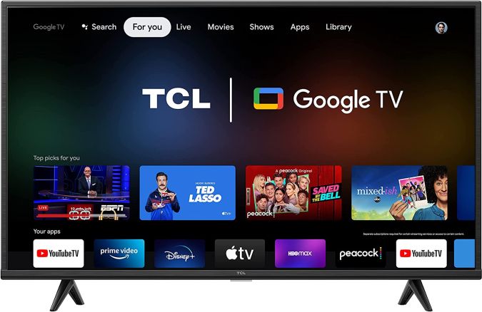 Televisor inteligente de 43 pulgadas TCL