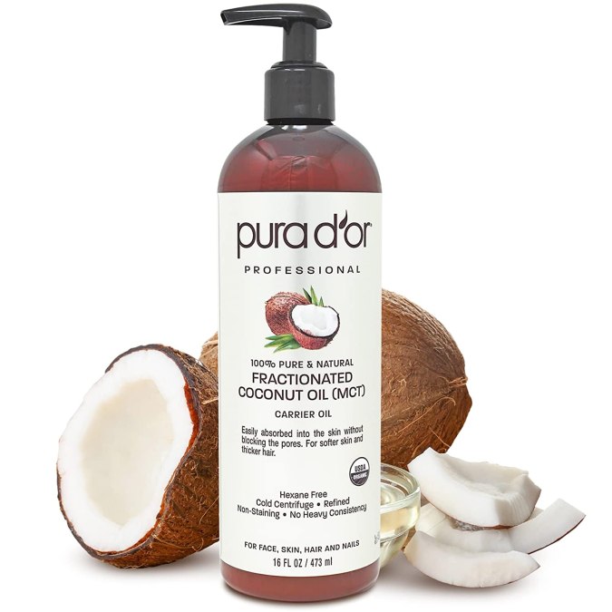 Aceite de coco hidratante para el cuerpo PURA D'OR