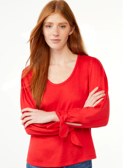 Camisa manga larga ligera de cuello ancho Free Assembly