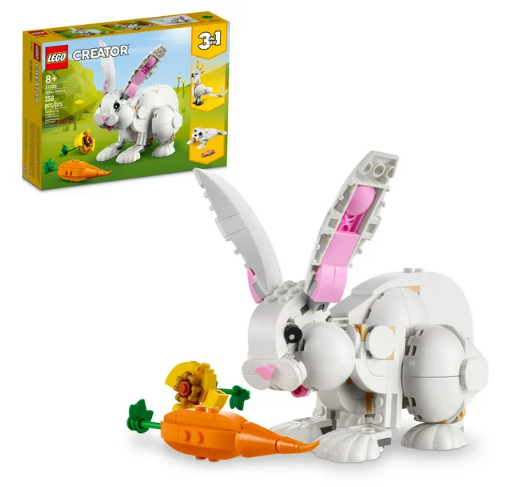 Conejo de juguete para ensamblar LEGO