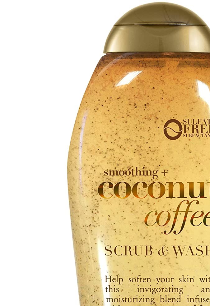 Exfoliante corporal de café y coco OGX