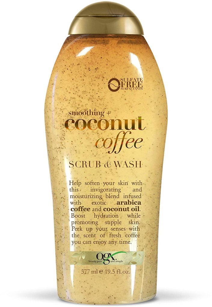 Exfoliante corporal de café y coco OGX