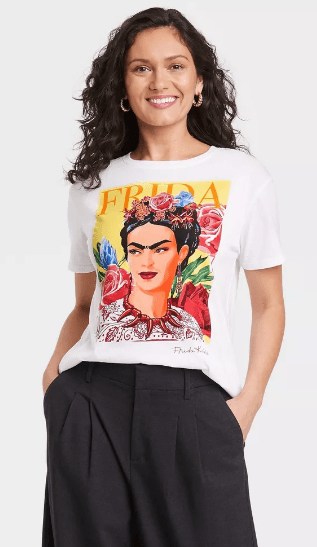 Franela clásica estampada con diseño de Frida Khalo Modern Lux