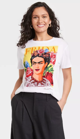 Franela clásica estampada con diseño de Frida Khalo Modern Lux