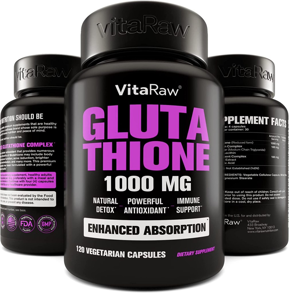 Suplemento de Glutathione VitaRaw