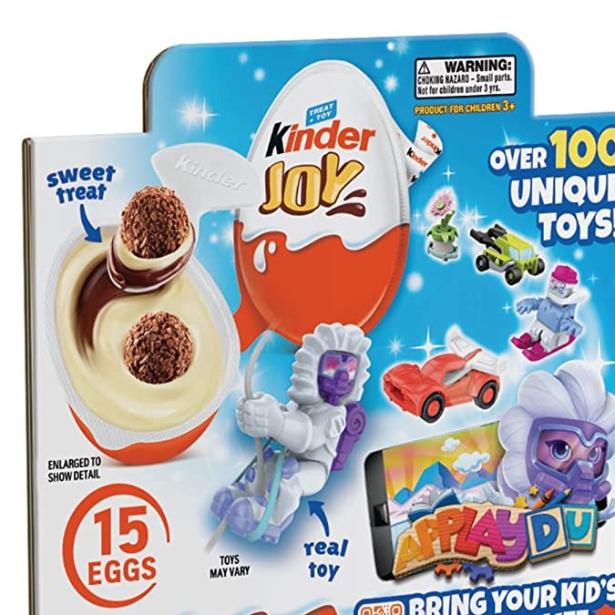 Caja de huevos de pascuas de chocolate Kinder Joy Eggs