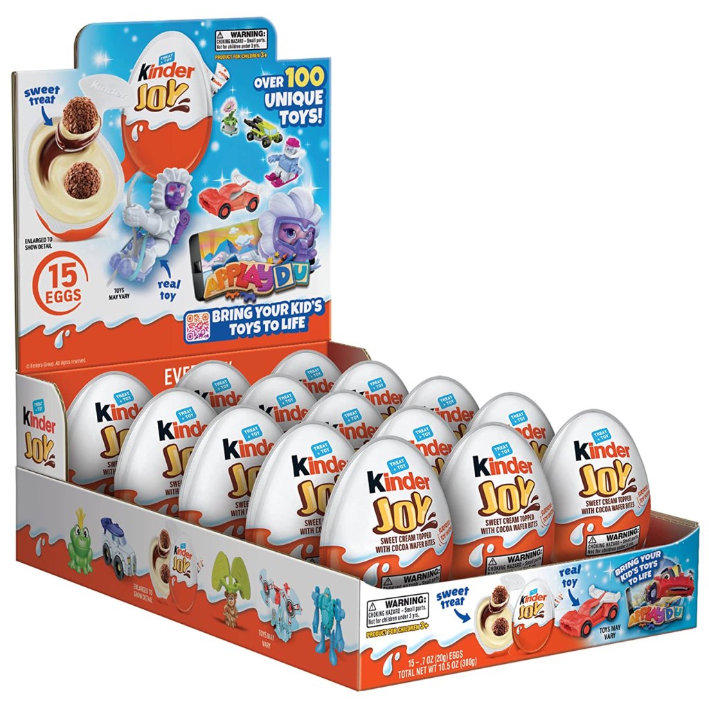 Caja de huevos de pascuas de chocolate Kinder Joy Eggs
