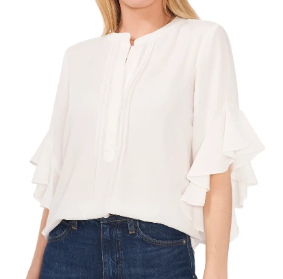 Camisa blanca para dama Vince Camuto en Nordstrom