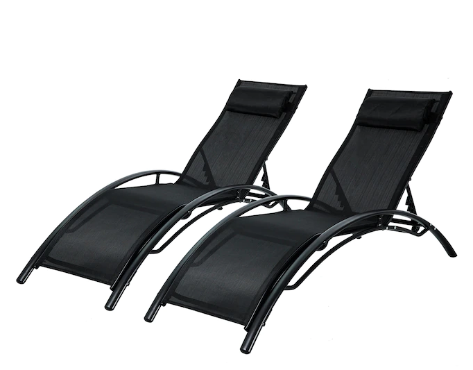 Duo de sillones relajantes para patio Forest Home