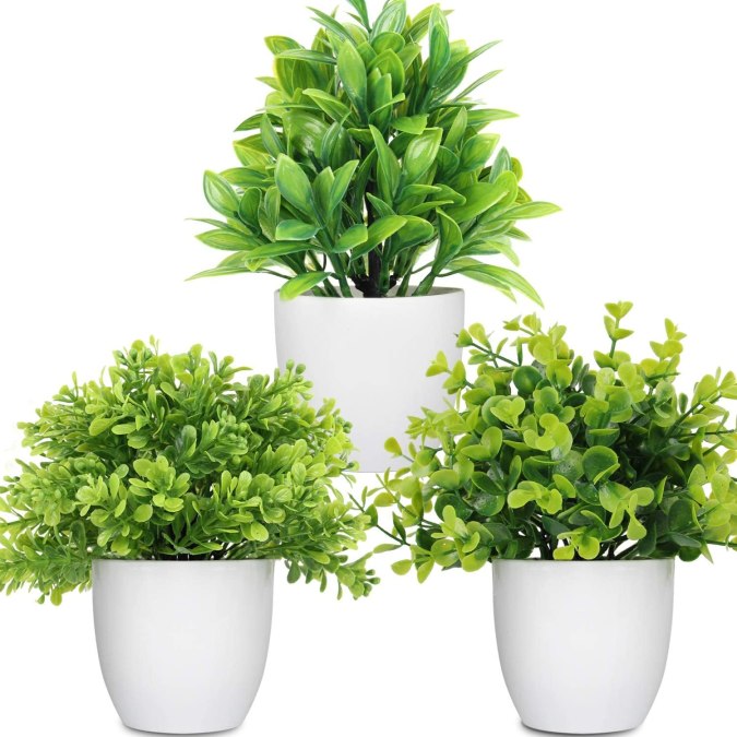 Juego de plantas artificiales decorativas LELEE