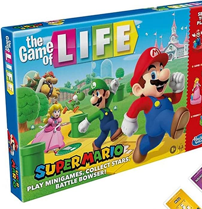 Juego de tablero de mesa de Super Mario de Hasbro