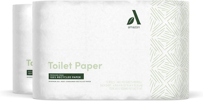 Papel de baño 100% reciclado Amazon Aware