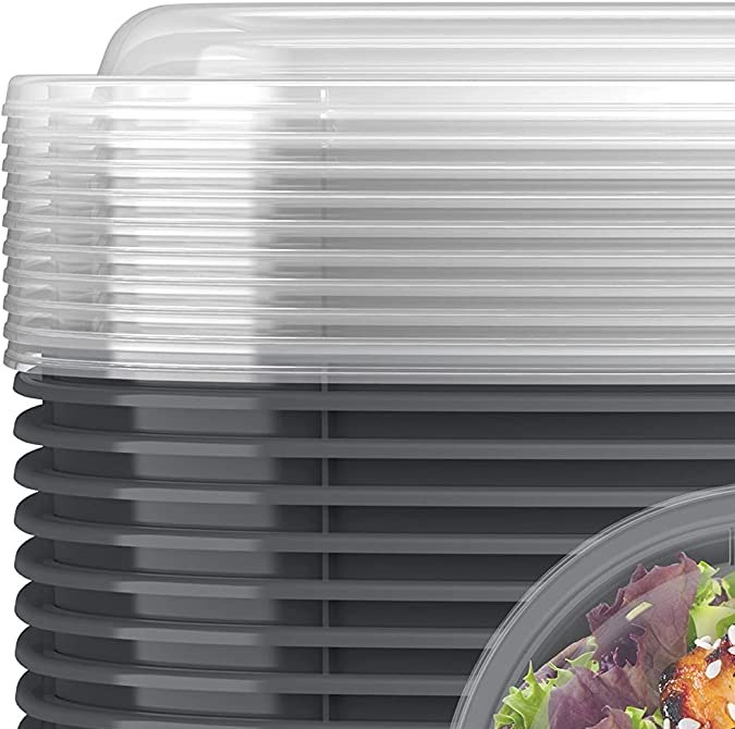 Paquete de contenedores de alimentos con tapa de ajuste personalizado Bentgo Prep