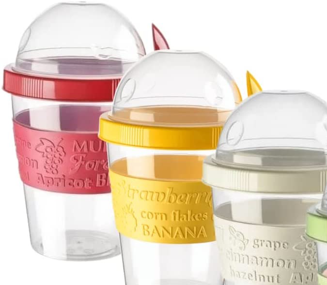 Set de contenedores de yogurt EYNEL