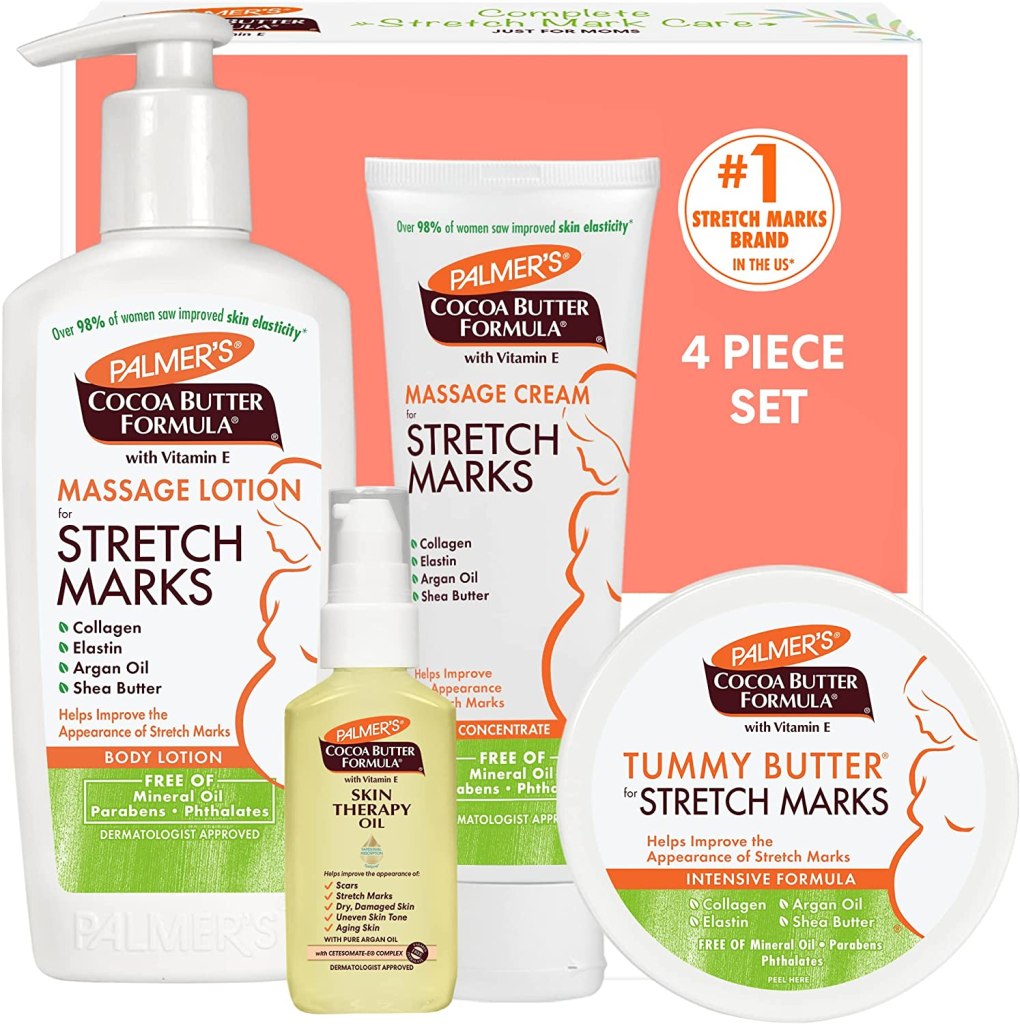 Set de productos protectores para la piel de mujeres embarazadas Palmer's
