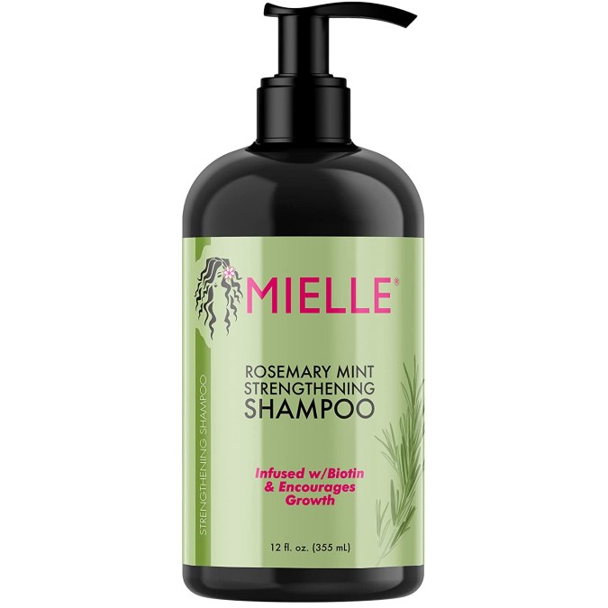 Shampoo con ingredientes orgánicos para detener la caída del cabello Mielle Organics