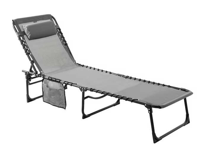 Sillón individual largo desmontable para patios Veikous