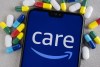 amazon care logo en pantalla de celular