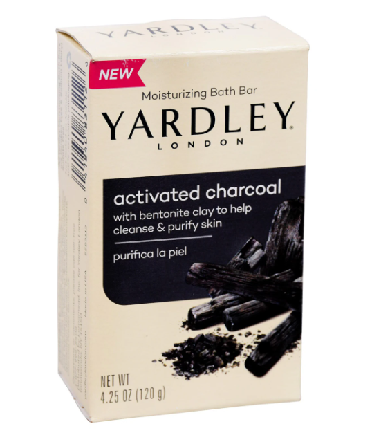 Jabón de baño hidratante con carbón activado Yardley