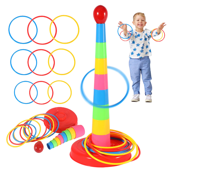 Juego de lanzamiento de anillos Sanruihe