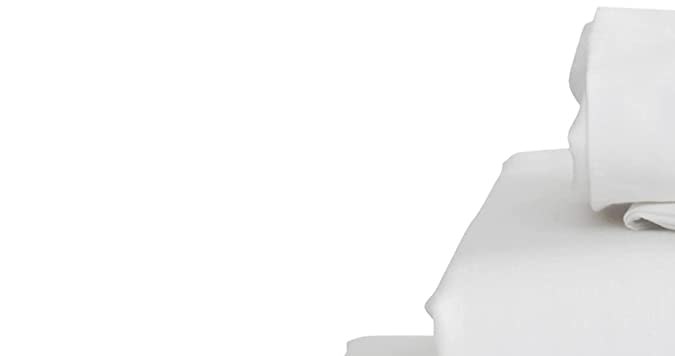 Juego de sábanas blancas para cama Queen Homlye Bedding en Amazon