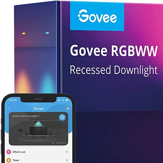 Set de lámparas de techo con luz LED personalizables Govee