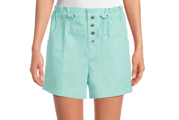 Short corto turquesa para dama Time and Tru