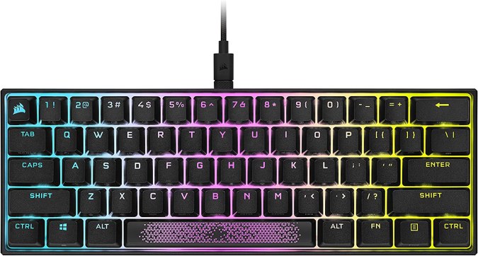Teclado para juegos con luces RGB Corsair