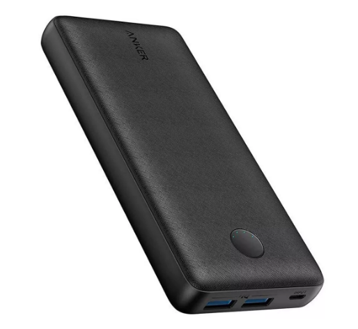 Banco de poder con capacidad de 20,000mAh Anker