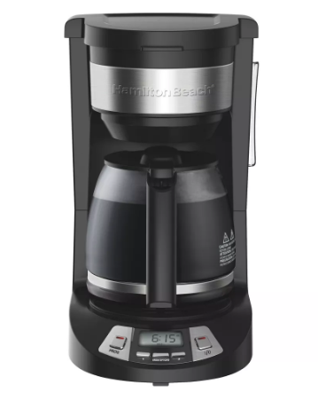 Cafetera programmable de 12 tazas Hamilton Beach